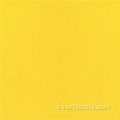 Tela de paño de felpa de gamuza de poliéster teñido de amarillo brillante